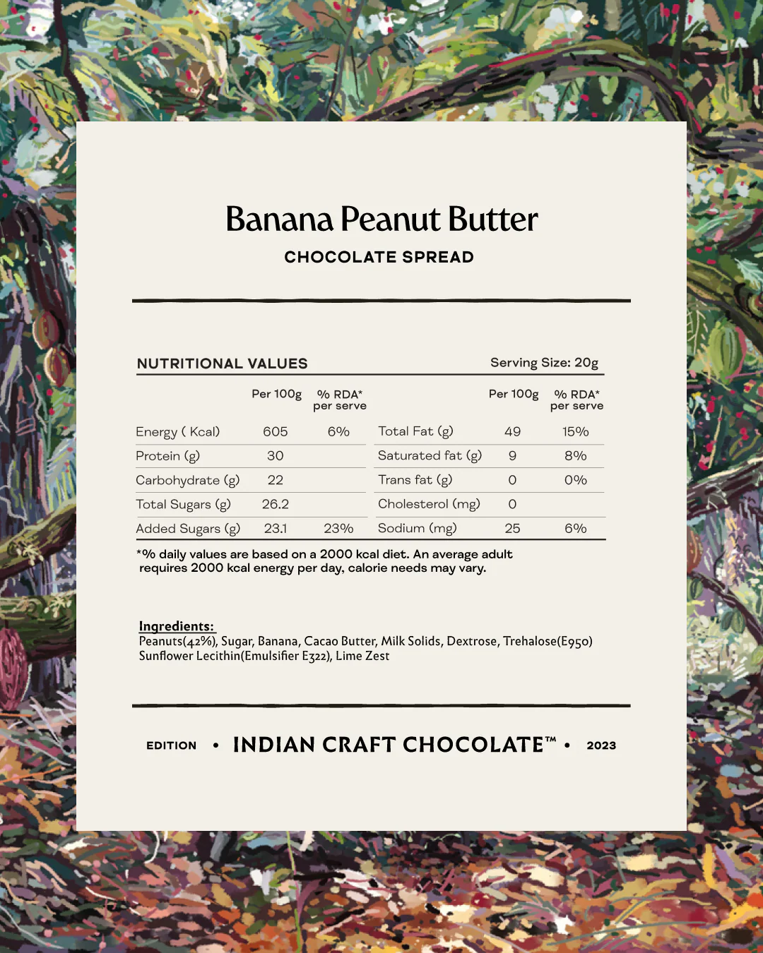 Banana Peanut Butter Chocolate Spread - White & Caramelised White - Image 6