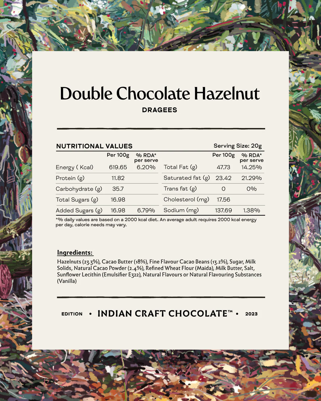Double Chocolate Hazelnut Dragees - 45% Milk and Caramelised White - Image 5