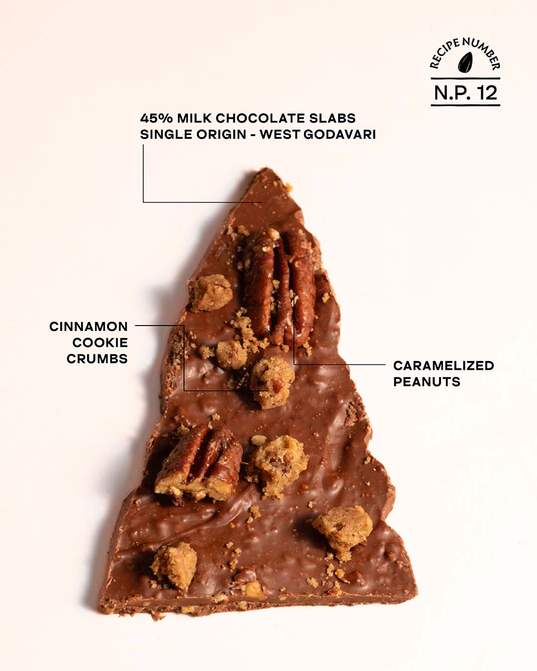 Nutty Praline Chocolate Barks - 45% Milk - Image 4
