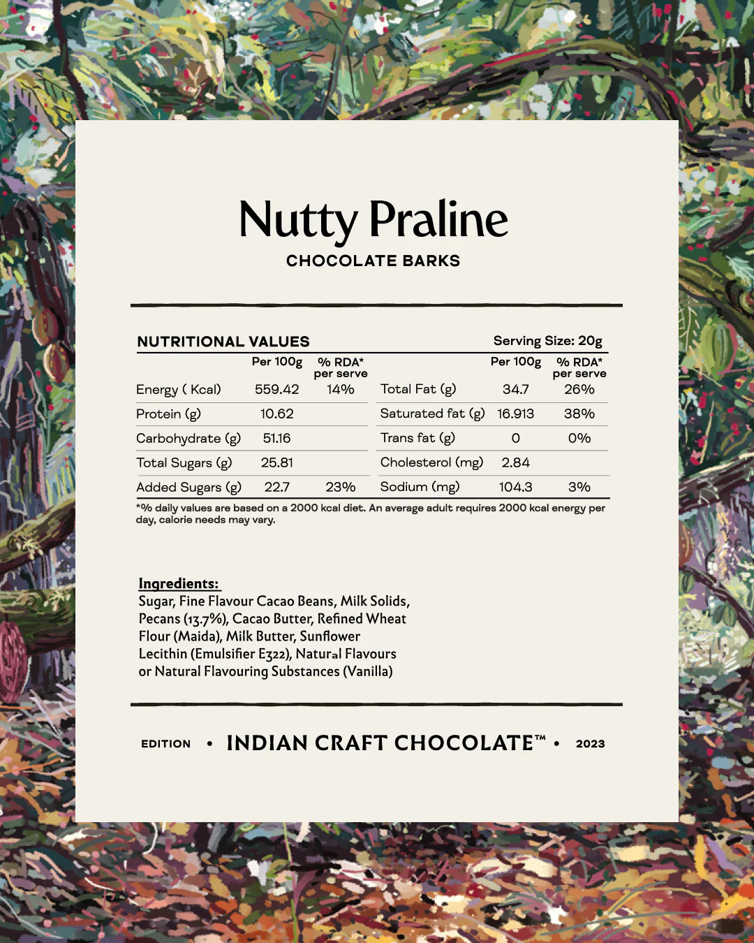 Nutty Praline Chocolate Barks - 45% Milk - Image 5